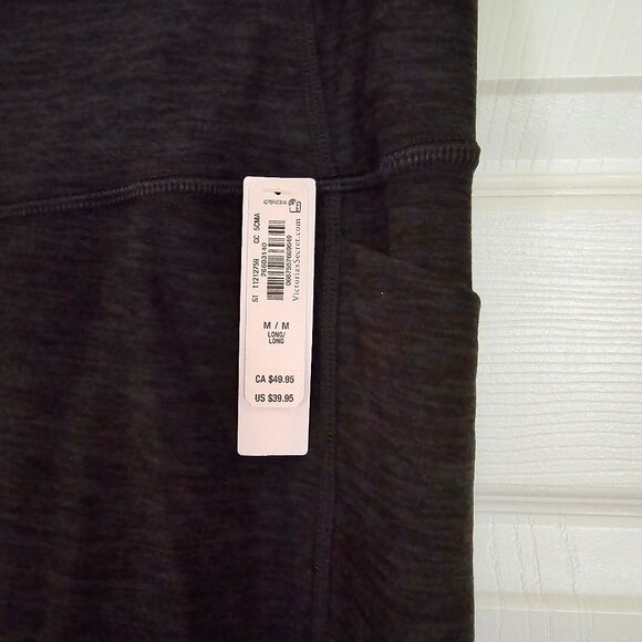 NWT Victoria's Secret Sport  M Essential Leggins Charcoal grey - Picture 4 of 4